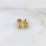 Topos Bola Lisa 0.75 g / in / 5 mm Oro Amarillo 18K