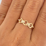 Anillo Zig Zag 1.6gr / T6 1/4 / Oro Amarillo 18K &