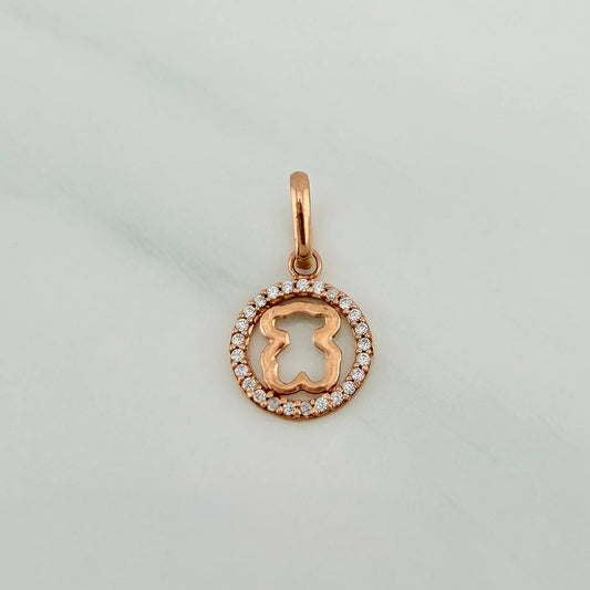 Dije Silueta Oso Ts 0.4gr / 1/2 in / Oro Amarillo 18K %