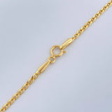 Flat Mariner Chain 1.95gr / 17.7in / 18K Gold +3 $