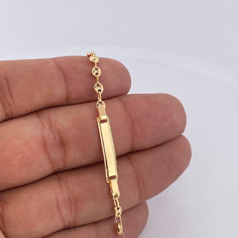 Bracelet GC 1.9gr / 5.7in / 18K Gold &