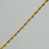 Set Cadena Lazo + Dije Infinito / 1,35 gr / 18 in Oro Amarillo 18K