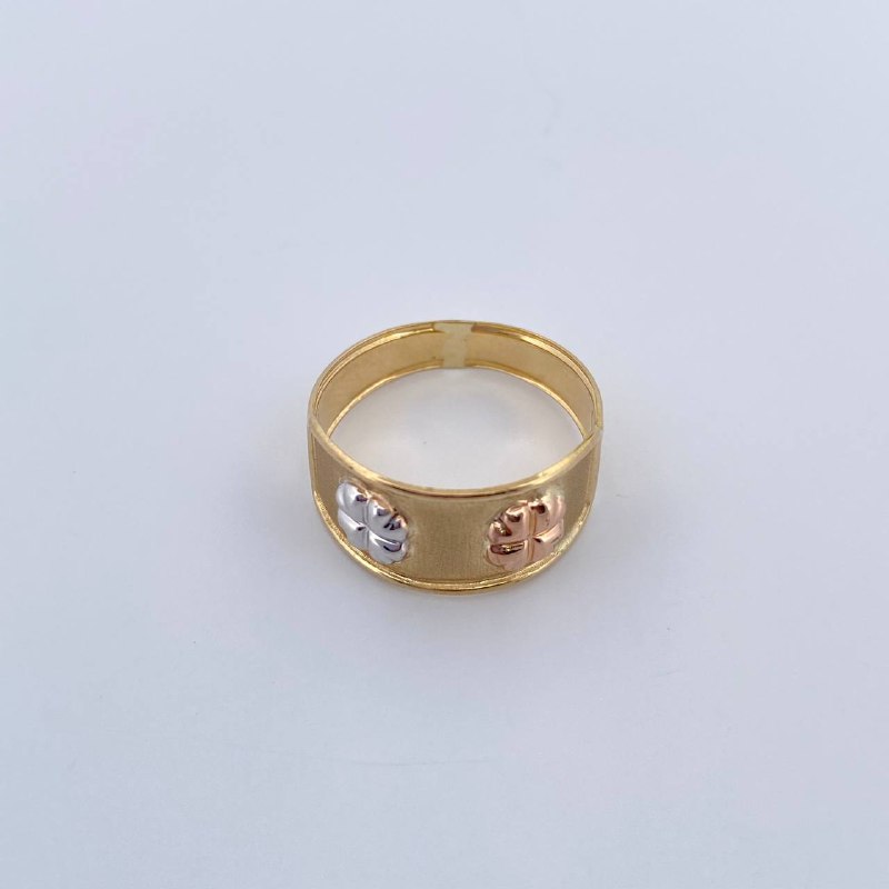 Anillo Treboles 1.7gr / T7 / Oro 18K &
