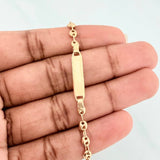 Pulso Bebé Gc Placa 1.5 g / 5 in / 3.3 mm Oro Amarillo 18K