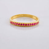 Channel Ring 1.25g / T5 1/4 Yellow Gold 18K