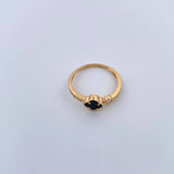Anillo Trebol 2.2gr / T7 1/2 / Oro 18K &