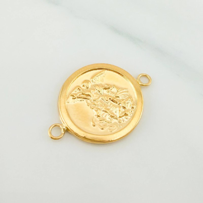 Herraje San Miguel Arcangel 1.35 g / 1 in Oro Amarillo 18K