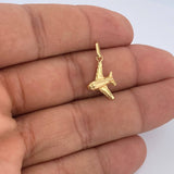 Pendant Airplane 0.55gr / 1in / 18K Gold