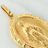 Pendant Miraculous Virgin 3.15 g / 1 3/4 in 18K Yellow Gold