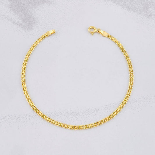 Pulso Chino 1.45g / 7 1/2 in / 2.554mm Oro Amarillo 18K