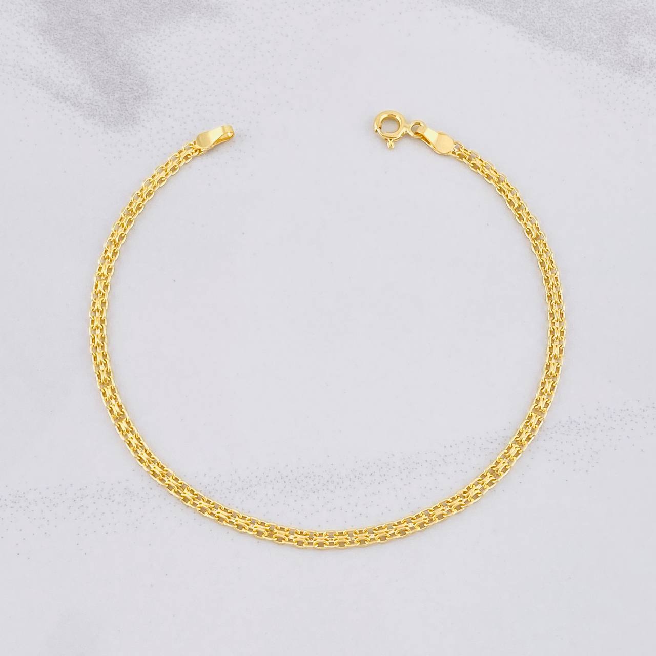 Pulso Chino 1.45g / 7 1/2 in / 2.55mm Oro Amarillo 18K
