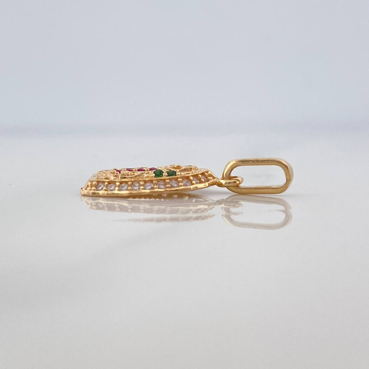 Dije Virgen De Guadalupe 1.3 g / 1/2 in Oro Amarillo 18K