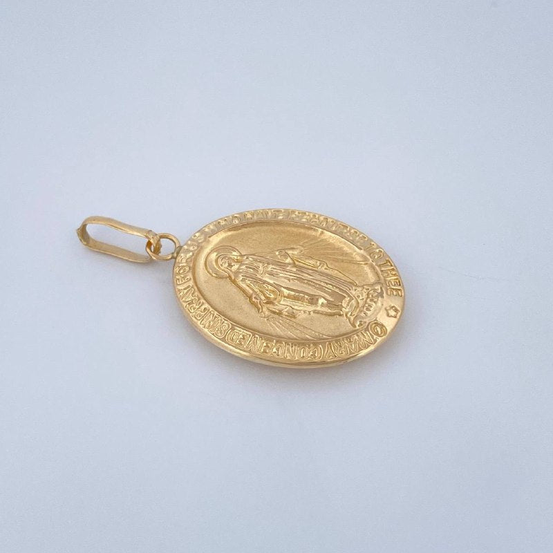 Dije Virgen Milagrosa 1.55gr / 3.2cm / Oro Amarillo 18K &
