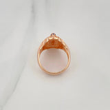 Our Lady of Guadalupe Ring 6.4 g / T7 1/2 18K Rose Gold