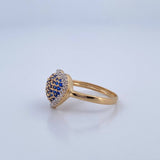 Heart Ring 2.75gr / Size 6 3/4 / 18K Gold &