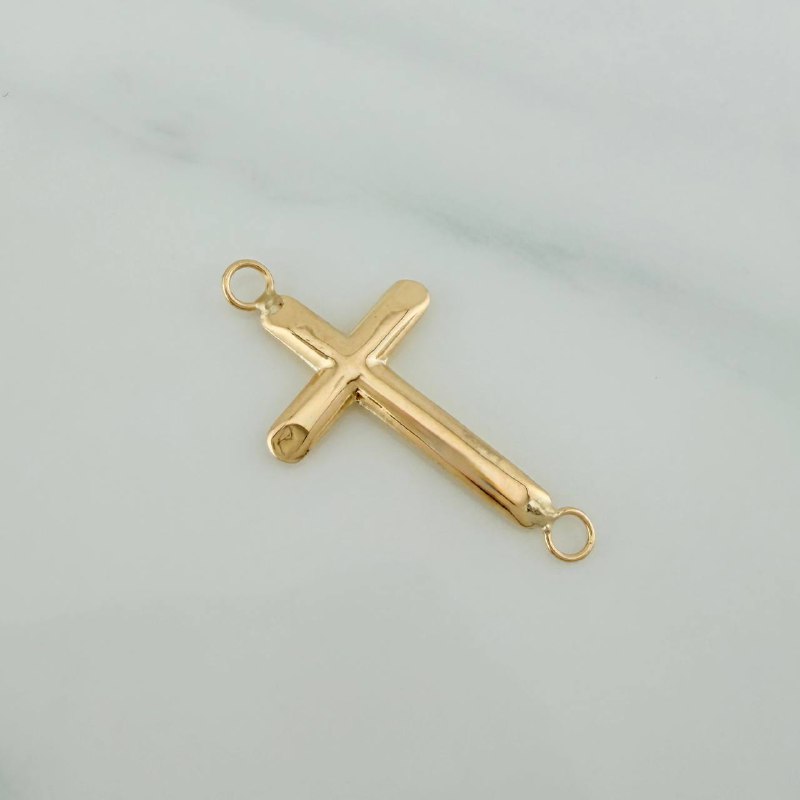 Charm Cross 0.55gr / 1 in / 18K Yellow Gold %