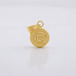Pendant Circle Letter C 0.4g / 1/2 in 18K Yellow Gold