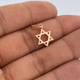 David Star Pendant 1.4gr / 3/4 in / 18K Gold +0$