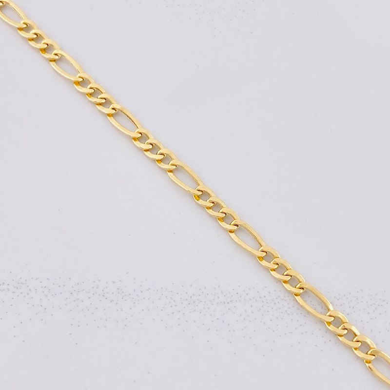 Bracelet Figaro 1.45g / 7 1/2 in / 3.55mm Yellow Gold 18K