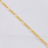 Bracelet Figaro 1.45g / 7 1/2 in / 3.55mm Yellow Gold 18K