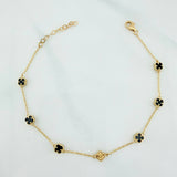 Clover Bracelet Classic Link 3.2 g / 8 1/2 in / 4 mm Yellow Gold 18K