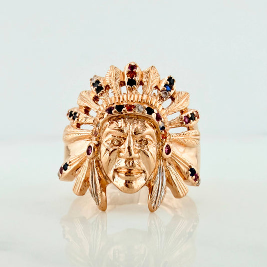 Indian Ring 8.85 g / T10 18K Rose Gold