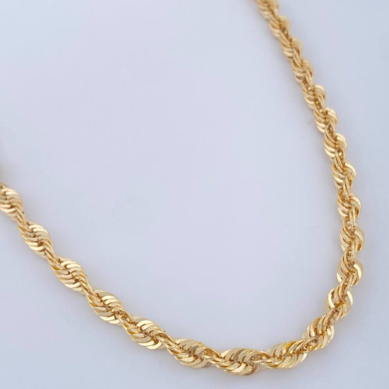 Rope Chain 8.05gr / 23 1/2 in / 3mm Yellow Gold +3 18K &