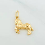 Dije Caballo 0.55 g / 3/4 in Oro Amarillo 18K