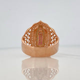 Anillo Virgen De Guadalupe 8.4 g / T12 1/2 Oro Rosa 18K
