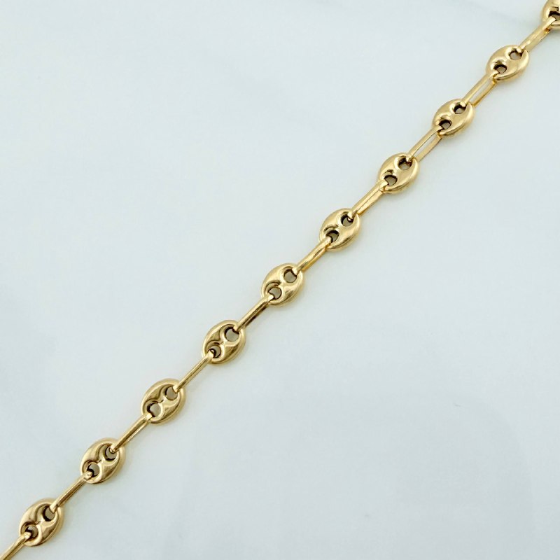 Anklet Gc 4.9 g / 11 1/4 in / 4 mm Yellow Gold 18K