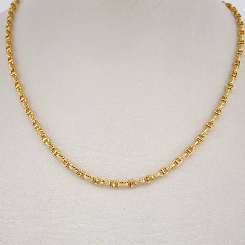 Marine Chain 4.9gr / 23.6in / 18K Gold +3