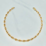 Tobillera GC 7.8gr / 10 in / Oro Amarillo 18K %