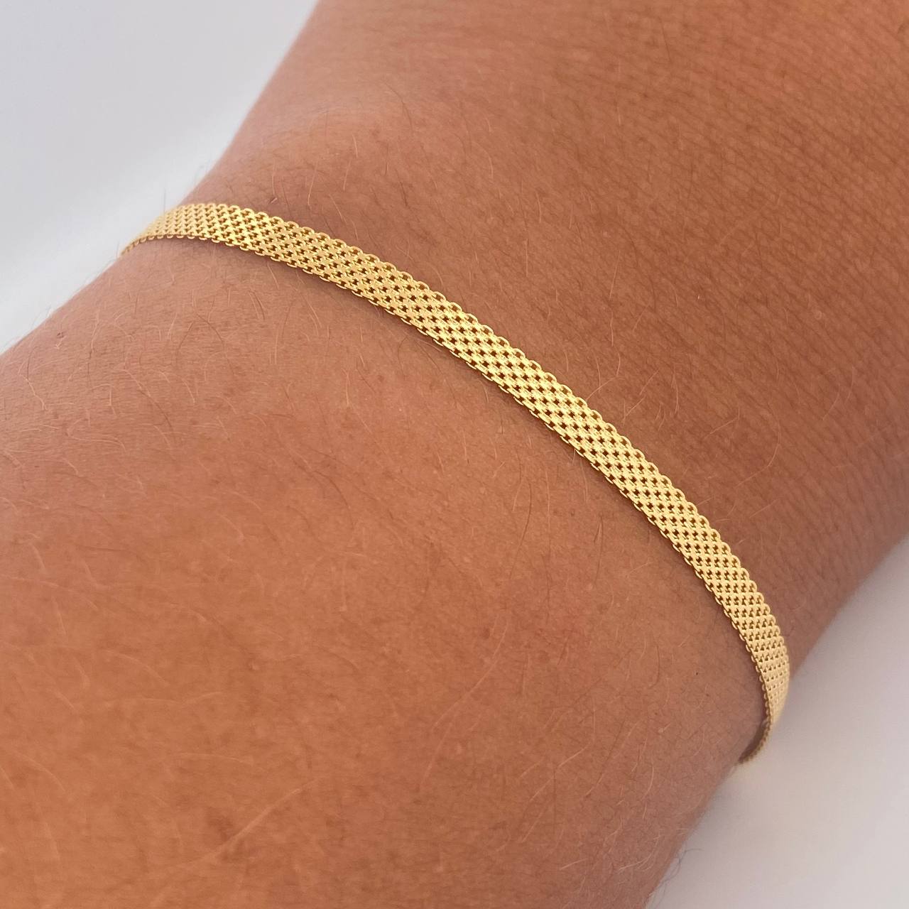 Pulso China 2.2gr / 7 1/2 in / Oro Amarillo +1 18K &