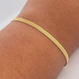 Pulso China 2.2gr / 7 1/2 in / Oro Amarillo +1 18K &