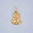 Pendant Christ Face 0.75gr / 2.2cm / 18K Yellow Gold &