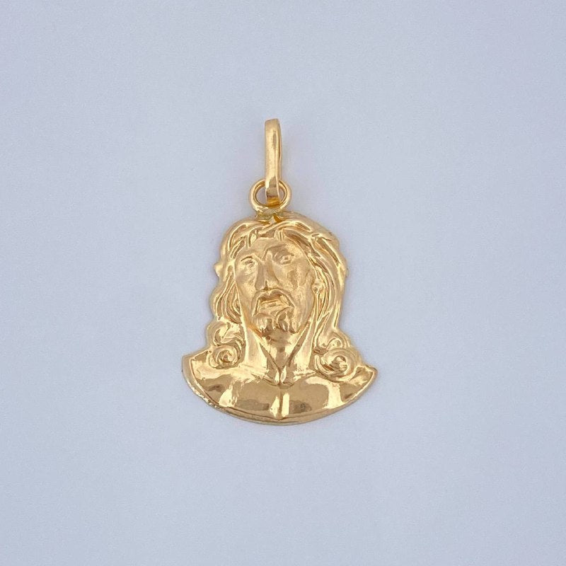 Dije Rostro Cristo 0.7gr / 2.2cm / Oro Amarillo 18K &