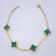 Clover Bracelet Classic Link 5.2gr / 7 1/2 in / 18K Gold $