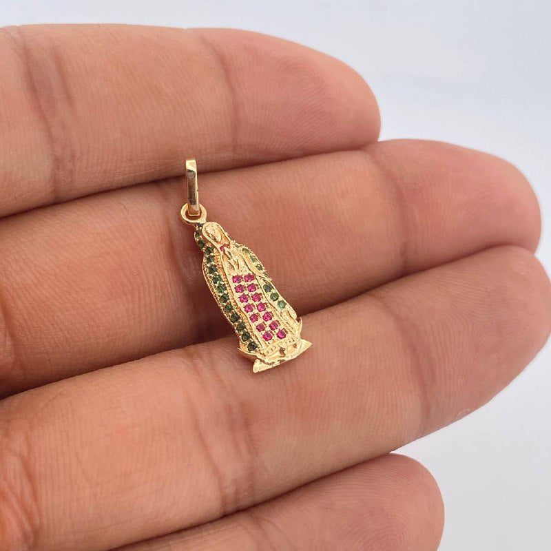 Dije Virgen De Guadalupe 1.8gr / 1 in / Oro Amarillo 18K &