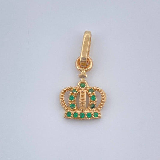 Pendant Crown 0.8gr / 3/4 in / 18K Gold