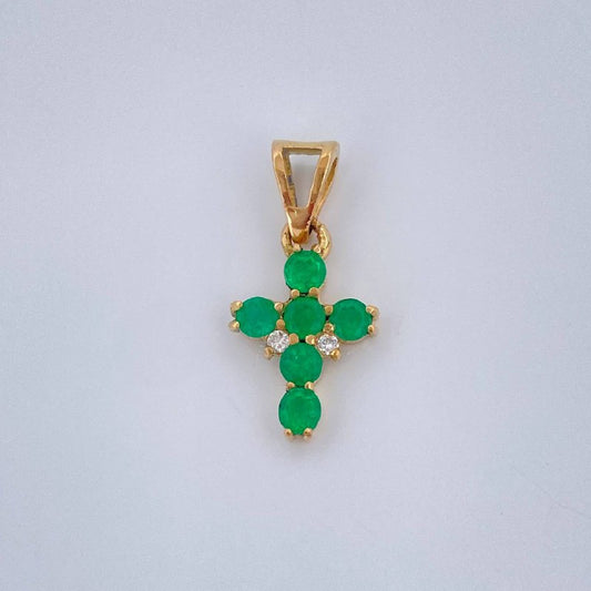 Pendant Cross 0.7gr / 0.8in / 18K Gold