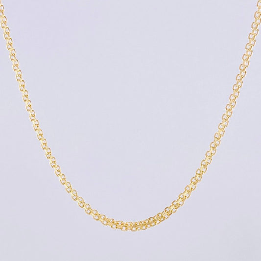 Cadena China 2.7g / 18 in / 2.2mm Oro Amarillo 18K
