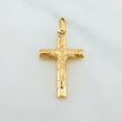 Pendant Cross Christ 1.25 g / 1 1/4 in 18K Yellow Gold
