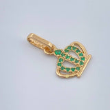 Pendant Crown 0.6gr / 3/4 in / 18K Gold