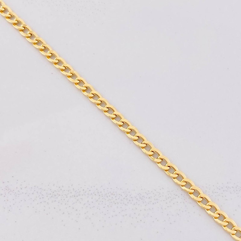 Cuban Links Bracelet 1.6g / 7 1/2 in / 3.2mm Yellow Gold 18K