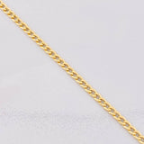 Cuban Links Bracelet 1.6g / 7 3/4 in / 3.2mm Yellow Gold 18K