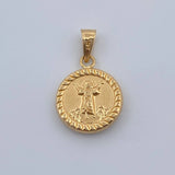 Divine Child Pendant 0.7gr / 3/4 in / 18K Gold