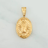 Pendant Virgin of Guadalupe 1.9 g / 1 1/4 in 18K Yellow Gold