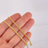 Cadena Franco 5.3g / 24 in / 2.1mm Oro Amarillo 18K