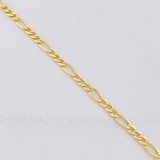 Pulso Fígaro 2.15g / 7 1/4 in / 4.3mm Oro Amarillo 18K
