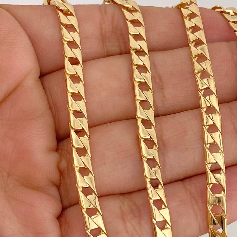 Panzer Chain 28.1 g / 26 1/4 in / 4 mm Yellow Gold 18K